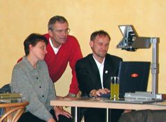 Organisation des WE - von links: Evi Liebel, Joachim Ziener und Jürgen Mayer