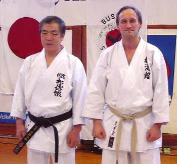 Shotokan-Legende Hirokazu Kanazawa, 10.Dan & Jürgen Mayer, 4.Dan