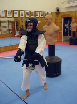 BO-SHIAI mit Kendo-Ausrüstung