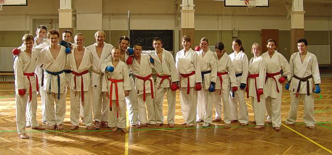 Karate-Landeskader Kumite im September 2005
